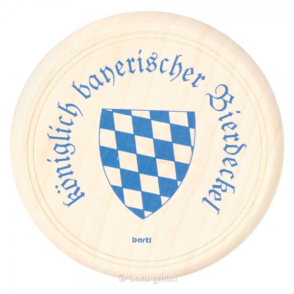 BARTL Königl. Bayerischer Bierdeckel, Bierklappe, Bierschutz-Deckel, NEU
