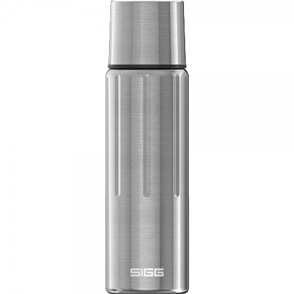 SIGG Thermosflasche Gemstone IBT Selenite 0,75L Edelstahl Trinkflasche Silber isoliert auslaufsicher