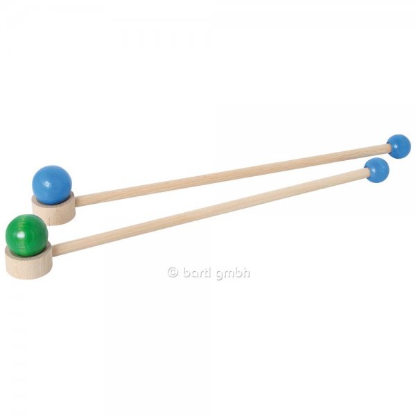 BARTL Balance-Spiel, aus Holz gefertigt, inkl. 2 Kugeln (4,5cm), NEU & OVP