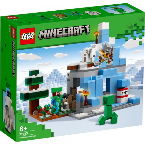 LEGO® Minecraft® 21243 - Die Vereisten Gipfel Bauset im eisigen Biom des Videospiels