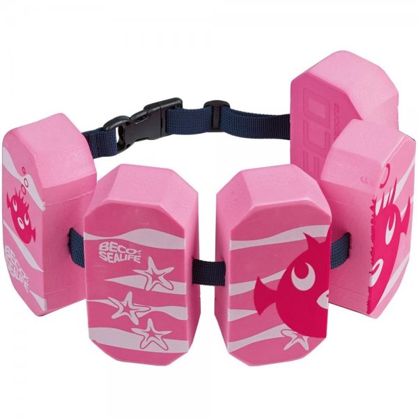 BECO-SEALIFE-Kinder-Schwimmgürtel Pink Schwimmhilfe 5-Pads für Kinder von ca. 2 bis 6 Jahren