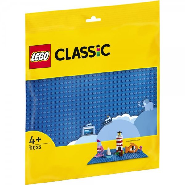 LEGO® Classic 11025 - Blaue Bauplatte quadratische Grundplatte mit 32x32 Noppen für Konstruktionen