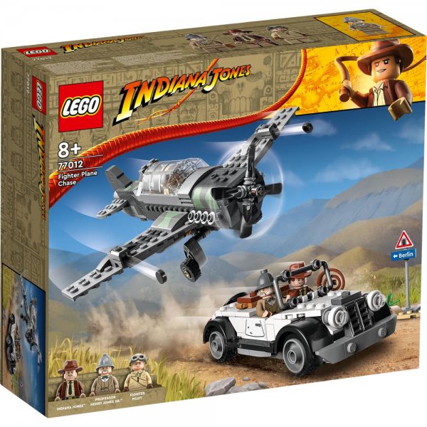 LEGO® Indiana Jones™ 77012 - Flucht vor dem Jagdflugzeug Bauset Spielset für Kinder ab 8 Jahren