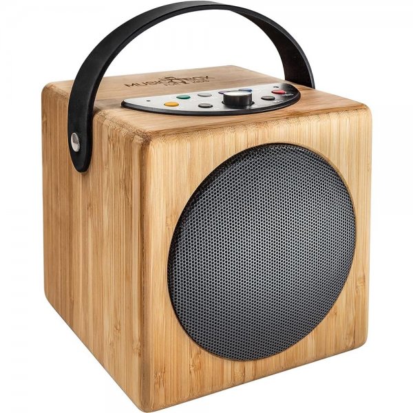 KidzAudio Music Box for Kids Bluetooth-Lautsprecher für Kinder Wiedergabe von USB-Stick Bluetooth