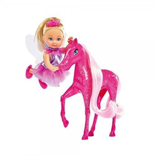 SIMBA Evi Love 105738667 - Prinzessin und Pony pink Puppe NEU