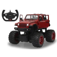 Jamara Jeep Wrangler JL 1:14 big wheel 2,4 GHz Rot Funkferngesteuertes Auto F...
