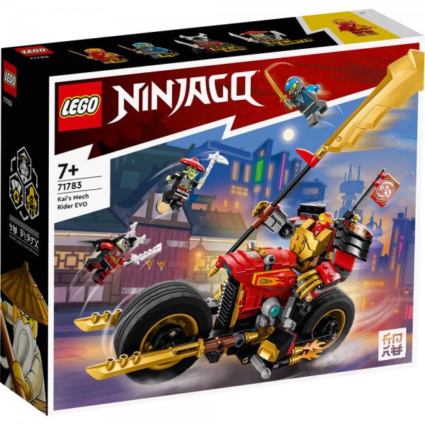 LEGO® NINJAGO® 71783 - Kais Mech-Bike EVO Spielset mit Kai und einem Skelett-Krieger ab 7 Jahren