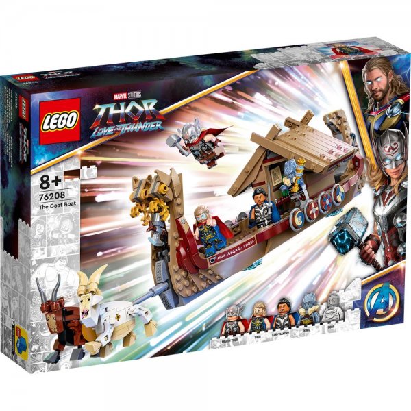 LEGO® Marvel Super Heroes™ 76208 - Das Ziegenboot - Bauset Thor-Bauspielzeug zum Sammeln