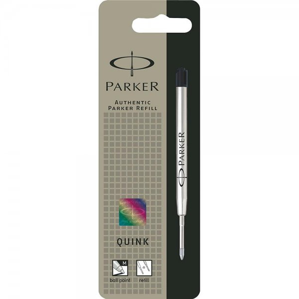 Parker Kugelschreibermine QUINK 1er Blister, Strichstärke B Schreibfarbe schwarz