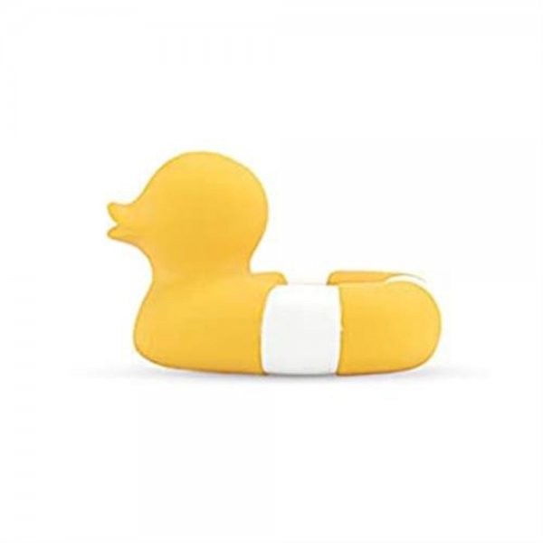 Oli&Carol Flo The Floatie Yellow für Babys Beißring Zahnungshilfe Badespielzeug Greifling