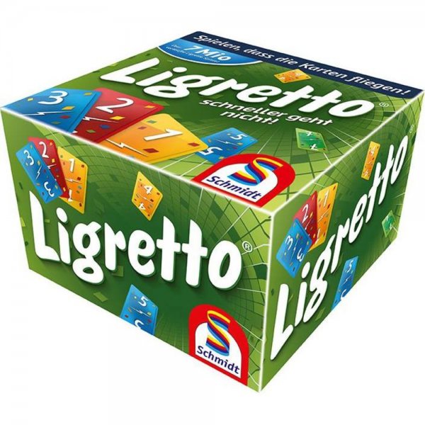 Schmidt Spiele Ligretto grün schnelles rasantes Kartenspiel Familienspiel ab 8 Jahre