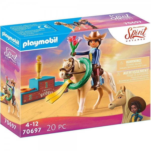 PLAYMOBIL® Spirit 70697 - Rodeo Pru Spielfiguren-Spielset für Kinder ab 4 Jahren