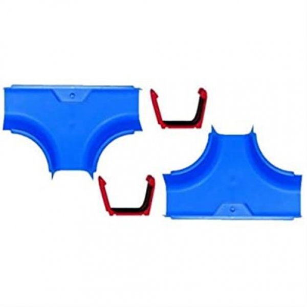 AquaPlay - T-Stück 2x - Erweiterungsset Wasserbahnen T-Stück Gummidichtung Wasserstraßen Zubehör