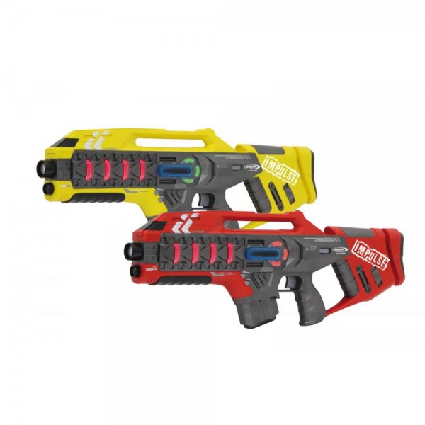Jamara Impulse Laser Gun Rifle Set gelb/rot Outdoorspielzeug Spielzeugwaffen