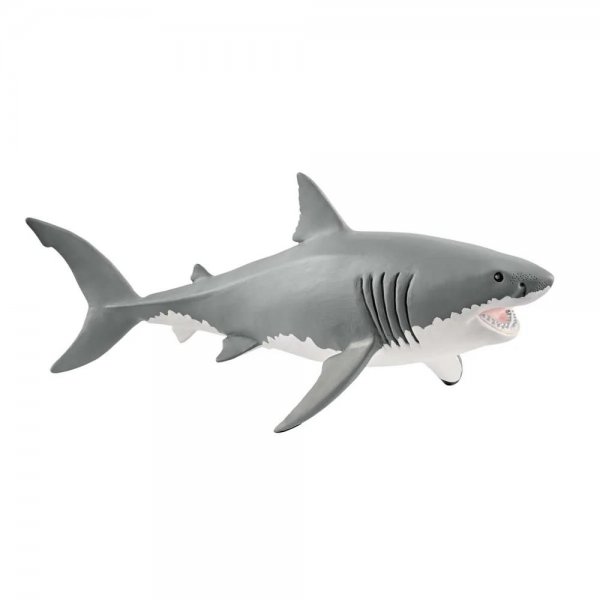 Schleich 14809 Weißer Hai Spielfigur 17,7 x 8 x 7,8 cm Tierfigur Sammelfigur