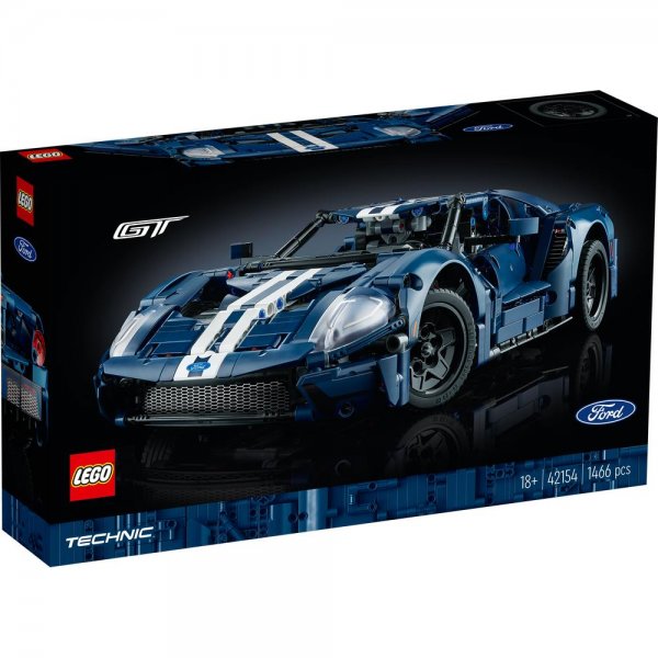 LEGO® Technic 42154 - Ford GT 2022 Bauset für Erwachsene Modell eines Supersportwagens zum Ausstellen