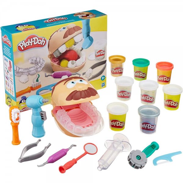 Kneten Hasbro Play-Doh Zahnarzt Dr Wackelzahn 