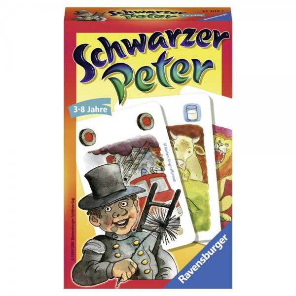 Ravensburger Spiele 23409 - Schwarzer Peter Mitbringspiel Kartenspiel Klassiker