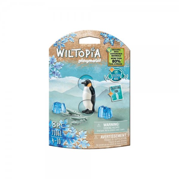 PLAYMOBIL® Wiltopia 71061 - Kaiserpinguin Spielfigur Spieltier aus nachhaltigem Material ab 4 Jahren