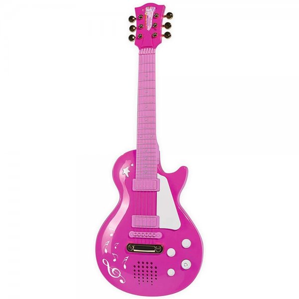 Simba My Music World Girls Rockgitarre 56 cm Pink Gitarre Kindergitarre Anfänger Instrument