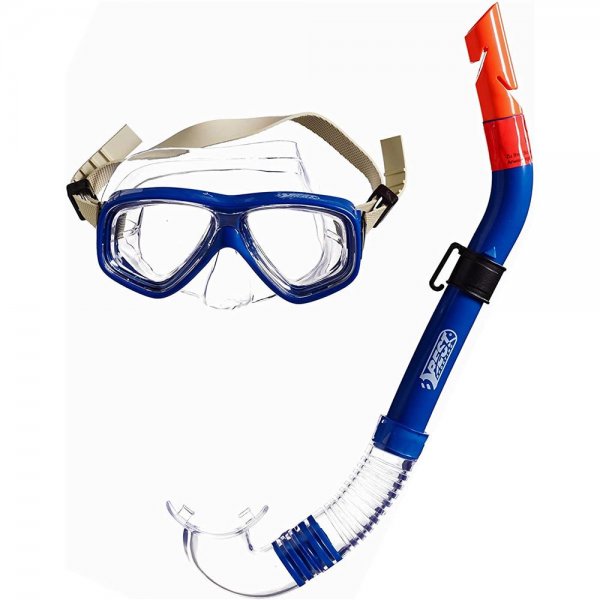 Best Sporting Tauchset Anaconda Blau mit Taucherbrille Schnorchel für Jugendliche