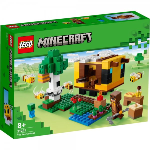 LEGO® Minecraft® 21241 - Das Bienenhäuschen Bauset Honigfarm mit Bienenstock