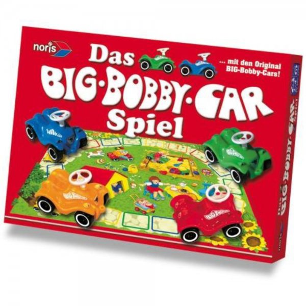 Das Bobby-Car-Spiel, lustiges Rennfahrer-Spiel, Gesellschaftsspiel, Kinderspiel