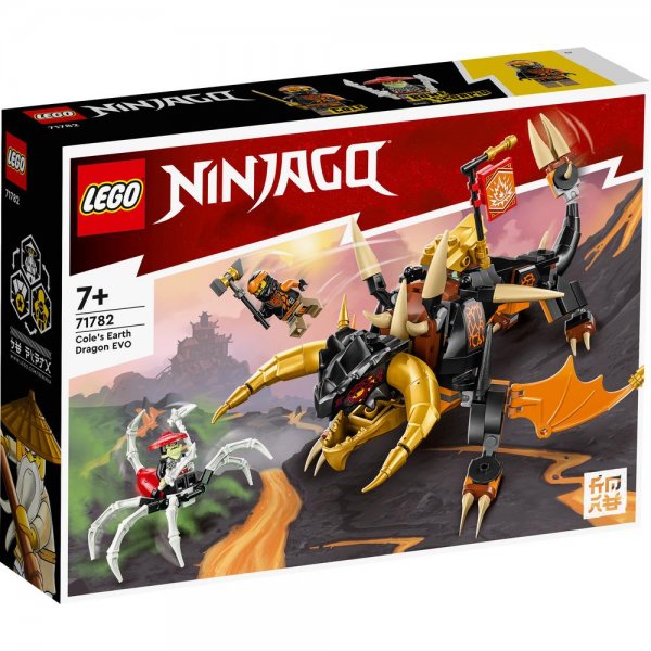LEGO® NINJAGO® 71782 - Coles Erddrache EVO Bauset Spielset mit Cole und Skelett-Krieger ab 7 Jahren