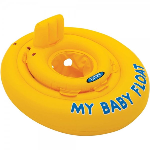 Intex Baby-Sicherheitsring My Baby Float 70 cm Gelb Schwimmsitz Babysitz