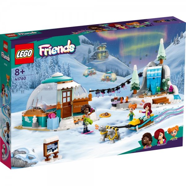 LEGO® Friends 41760 - Ferien im Iglu Bauset und Spielset mit Camping-Zelt für Kinder ab 8 Jahren
