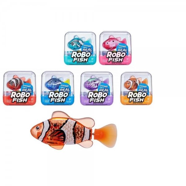 Zuru Robo Fish Serie 3 Fisch mit Bewegung Farbwechsel für Kinder ab 4 Jahren | 1 Stück zufällig