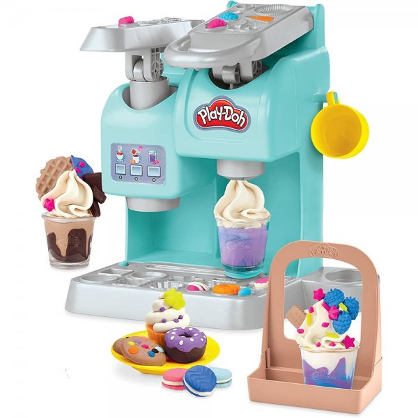 Hasbro Play-Doh Kitchen Creations Knetspaß Café 20 teilig Spielset Knetset Modellierset