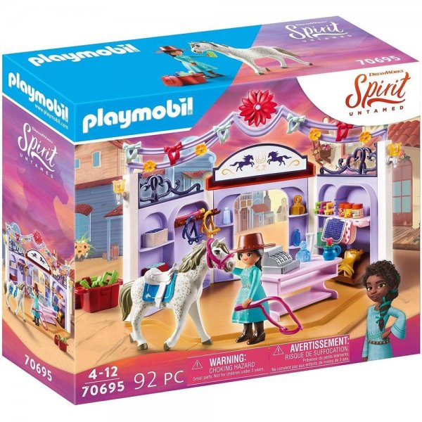 PLAYMOBIL® Spirit 70695 - Miradero Reitladen Spielset für Kinder ab 4 Jahren