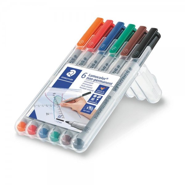 STAEDTLER Folienstift Lumocolor non-permanent pen 315 Box 6 Universalstiften