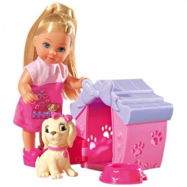 SIMBA Evi Love 10033957 - Puppe mit Hundehaus Mädchen Zoo Garten Tierpfleger neu
