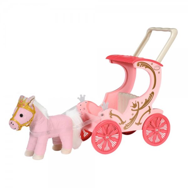 Zapf Creation Baby Annabell Little Sweet Kutsche & Pony 2in1 Puppenwagen und Kutsche mit Plüschpony