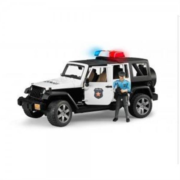 Bruder 02526 - Jeep Wrangler Polizeifahrzeug 1:16 Spielzeugauto Modellauto