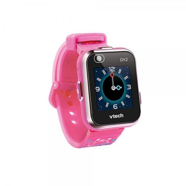 VTech Kidizoom Smart Watch DX2 pink mit Blumen Smartwatch für Kinder Kindersmartwatch Uhr