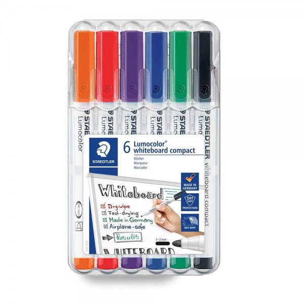 STAEDTLER 341 WP6 Lumocolor® whiteboard compact 341