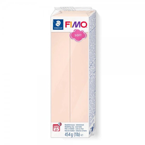 Staedtler FIMO soft blassrosa 454g Modelliermasse ofenhärtend Knetmasse Knete