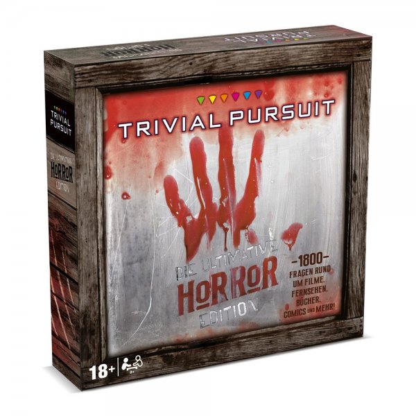 Winning Moves Trivial Pursuit Horror XL Quizspiel Familienspiel für Erwachsene ab 18 Jahre