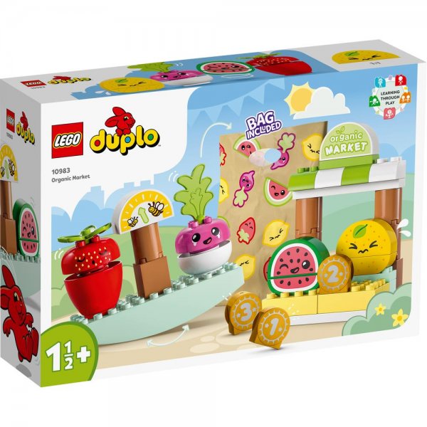 LEGO® DUPLO® 10983 - Biomarkt Bauset Spielset für Kinder ab 18 Monaten
