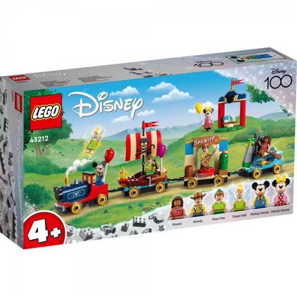 LEGO® Disney 43212 - Geburtstagszug zum 100-jährigen Disney Jubiläum für Kinder ab 4 Jahren