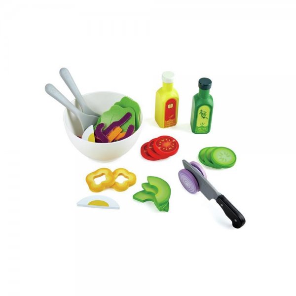 Hape Salat-Set 39 teilig Spielset Miniaturlebensmittel für Spielküche