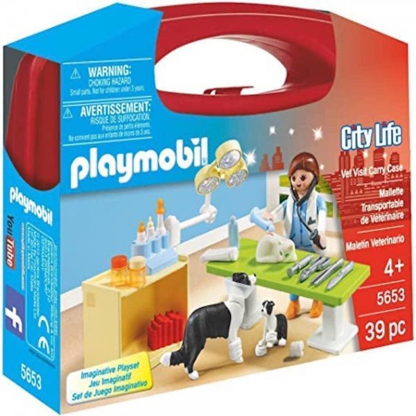 PLAYMOBIL® City Life 5653 - Mitnehm-Tierarzt Spielzeug für unterwegs ab 4 Jahren