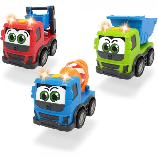 Dickie Toys Happy Volvo FMX Baufahrzeuge Licht Sound Spielzeugauto | 1 Stück