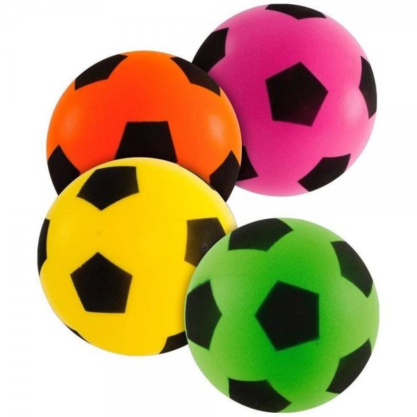 John 50758 - Softfußball Schaumstoff 12 cm verschiedene Farben Fußball Spielen