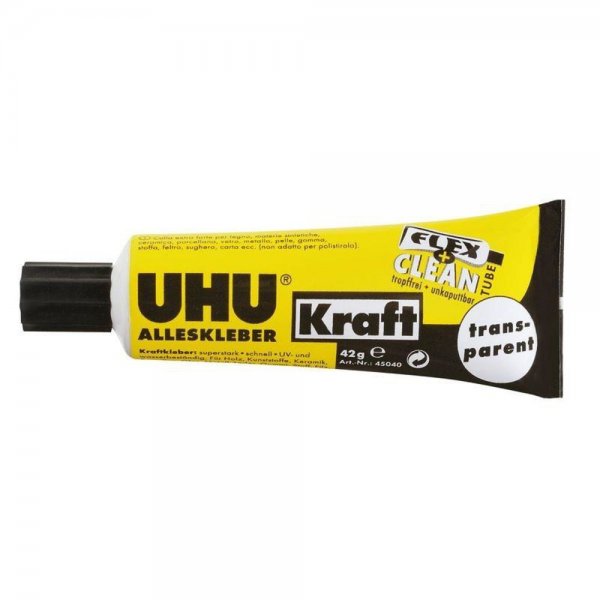 UHU 1645040 - UHU Alleskleber Kraft, 42g, Flex + Clean,