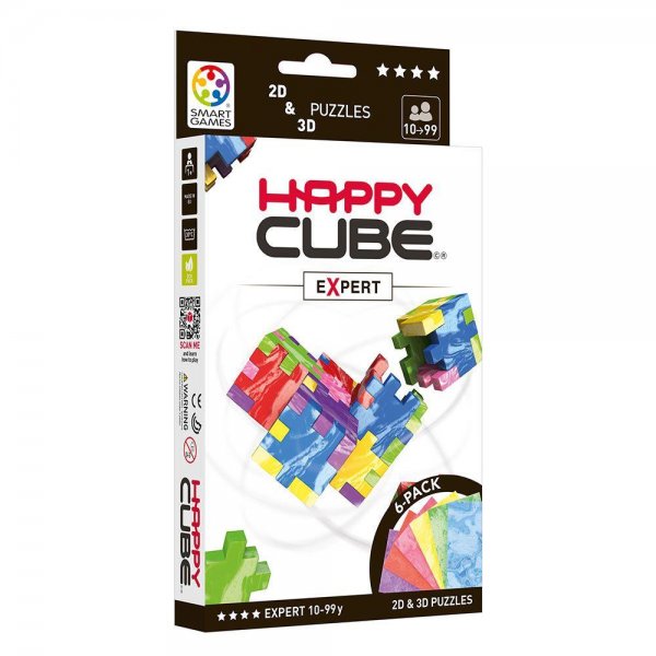 Happy Cube Expert 3D-Puzzle Würfelpuzzle Kreativität Puzzlewürfel geeignet ab 10 Jahre