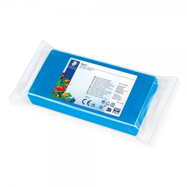 Staedtler Noris blau 1000g Plastilin-Knete Kinderknete Basisknete Modelliermasse Knetmasse